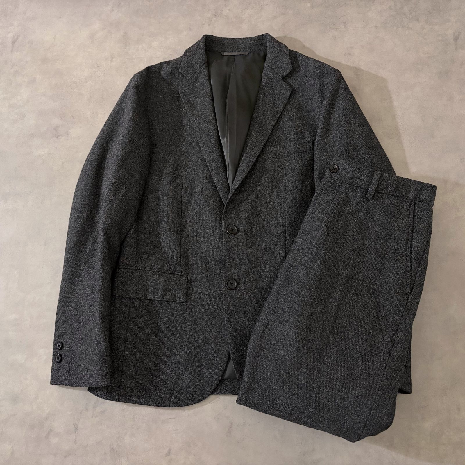 定価2.9万 GREEN LABEL RELAXING ブラッシュドツイル スーツセットアップ スーツ ユナイテッドアローズ 10,220円