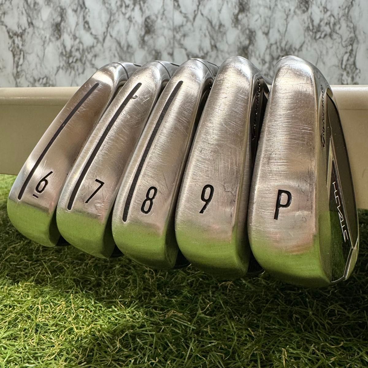 【良品】初心者推奨 テーラーメイド ステルス メンズアイアンセット 5本 S A在】初心者推奨 テーラーメイド ステルス メンズアイアンセット 5本 S