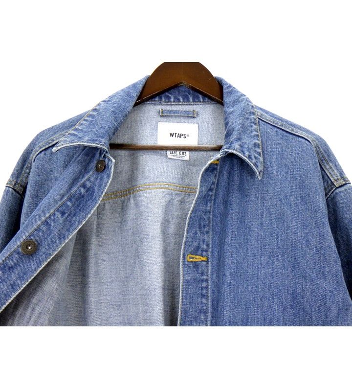 wtaps ダブルタップス デニムジャケット カバーオール X03 ダブルタップス WTAPS 23AW 【 232MVDT JKM04 】 ダディ デニム