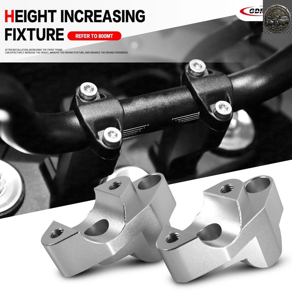 800MT 2023-2026 HANDLEBAR RISER MOUNT MOTORCYCLE 450 MT HANDLE CLAMP HANDLE BAR RISERS ADAPTER