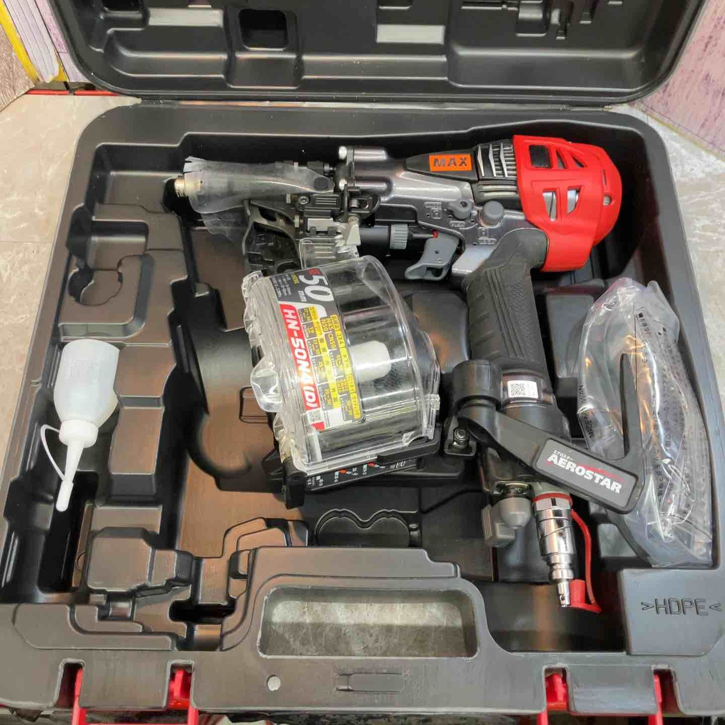 【美品】★マックス(MAX) 高圧エア釘打ち機 HN-50N4(D)-G【八潮店】 44,400円