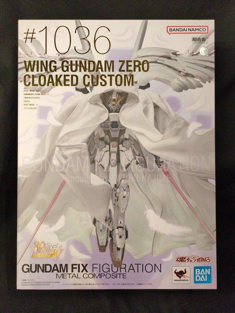 BANDAI SPIRITS GUNDAM FIX FIGURATION METAL COMPOSITE GUNDAM W 30th ウイングガンダムゼロ クロークドカスタム ＃1036 29,458円