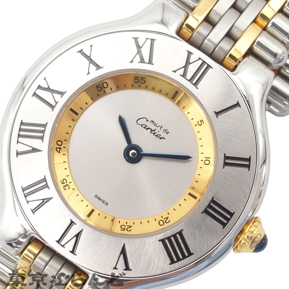 カルティエ CARTIER マスト21 ヴァンティアン 1340 シルバーxゴールド
