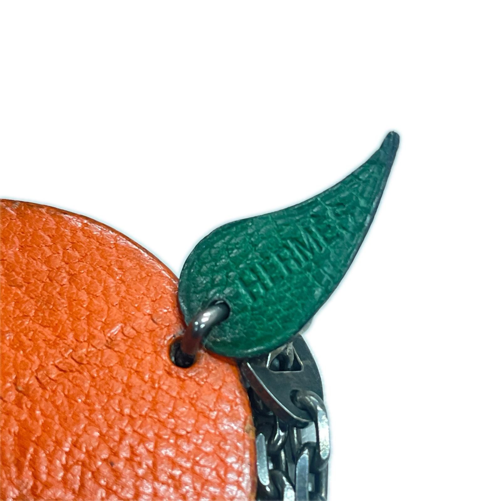 【新品】HERMES オレンジ果物デザインチャーム HERMES エルメス キーホルダー フルーツチャーム オレンジ - メルカリ