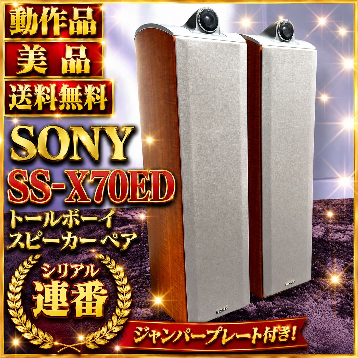 ☆動作品 送料無料 美品 SONY ソニー SS-X70ED トールボーイ