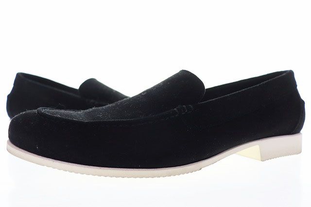 FERRANTE CAMOSCIO BLACK M UK6 24.5 黒 sir フェランテ FERRANTE CAMOSCIO BLACK M UK6 24.5cm相当 スエード