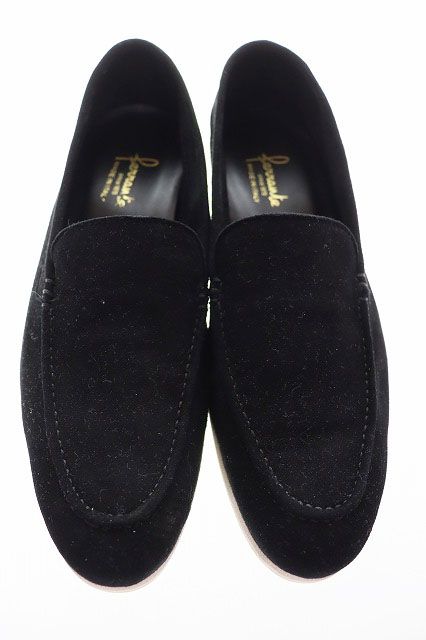 フェランテ FERRANTE CAMOSCIO BLACK M UK6 24.5cm相当 スエード