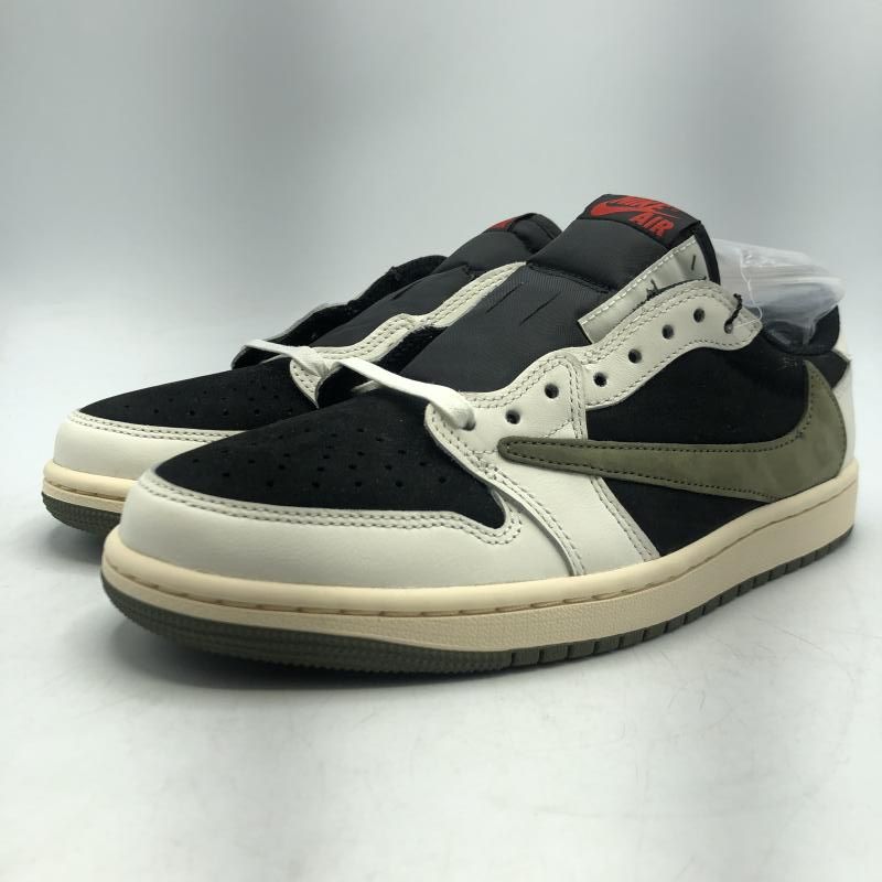 【中古】NIKE × Travis Scott WMMS AIR JORDAN 1 LOW OG SP Midium Olive サイズ26cm DZ4137-106　[17] 80,410円