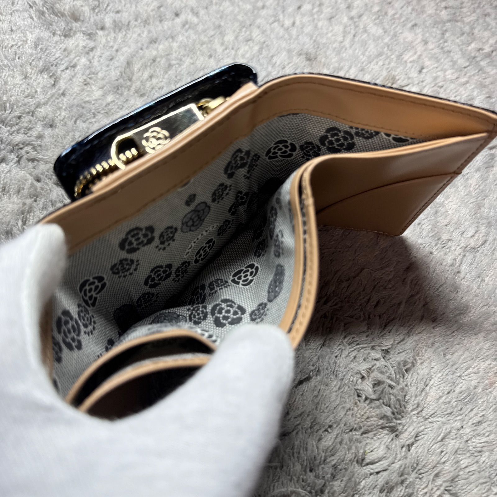 財布ブランド 財布エナメル クレイサス 財布 黒 クレイサス 財布