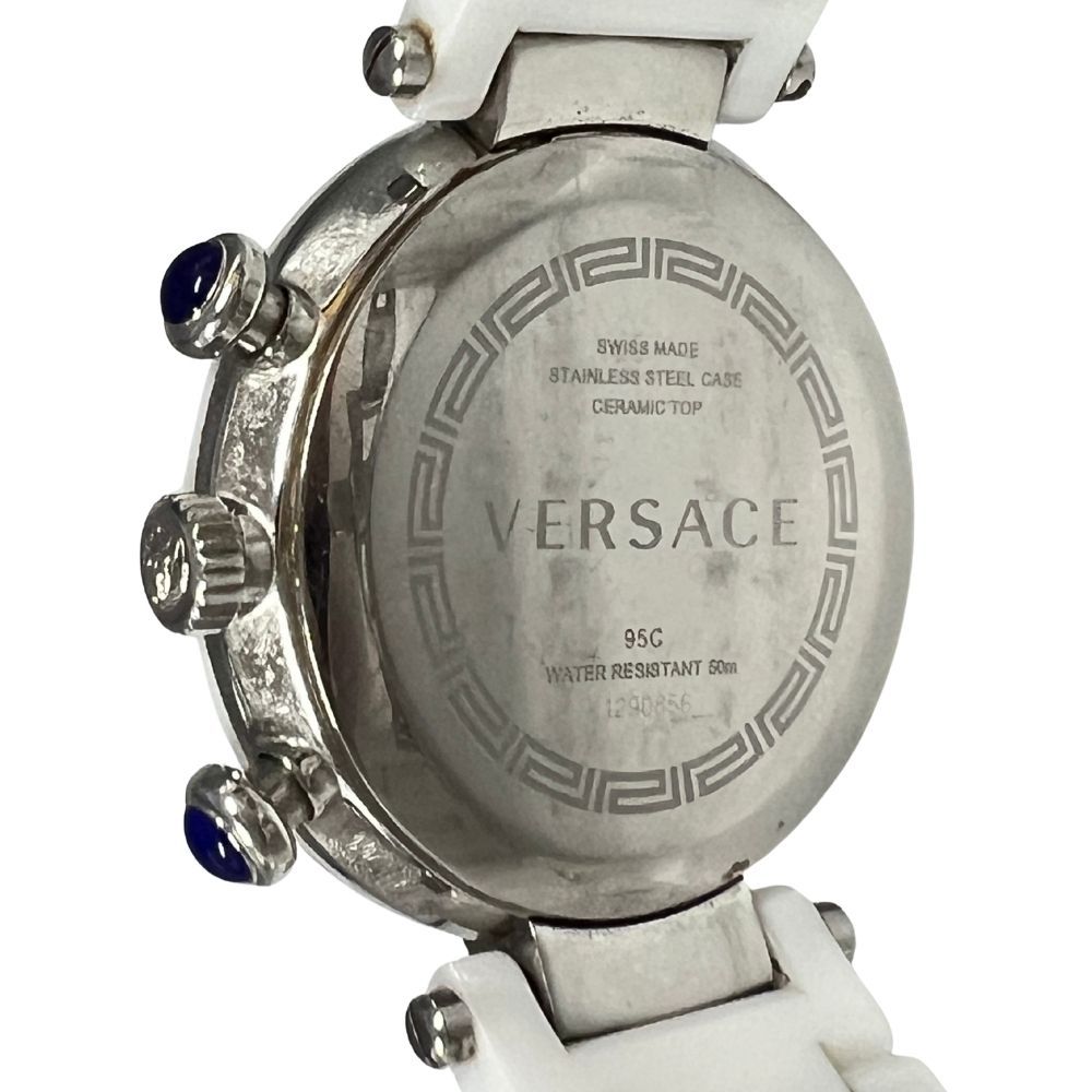 VERSACE ヴェルサーチ 95C クロノグラフ セラミック クォーツ メンズ