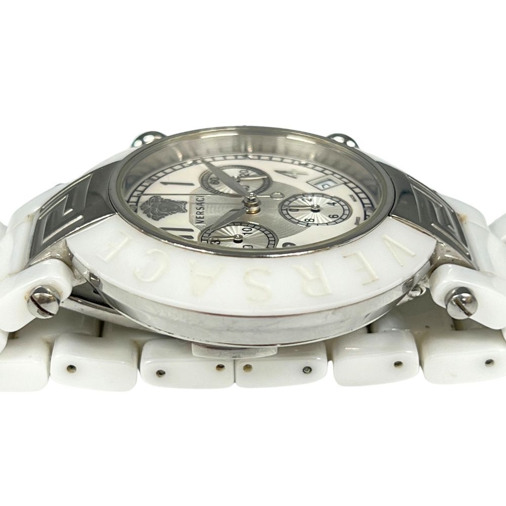VERSACE ヴェルサーチ 95C クロノグラフ セラミック クォーツ メンズ