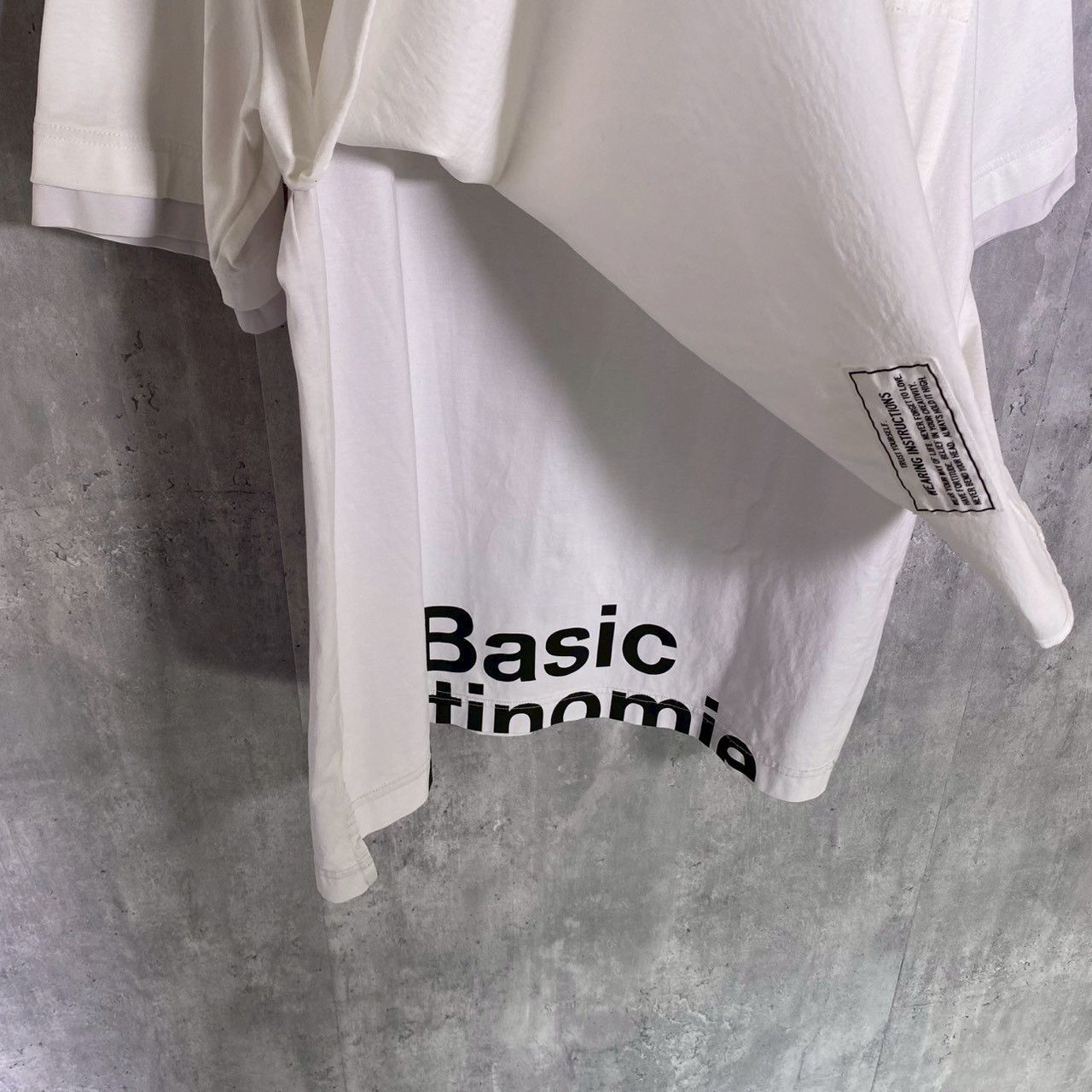 Maison MIHARA YASUHIRO』ミハラヤスヒロ (46) レイヤードTシャツ