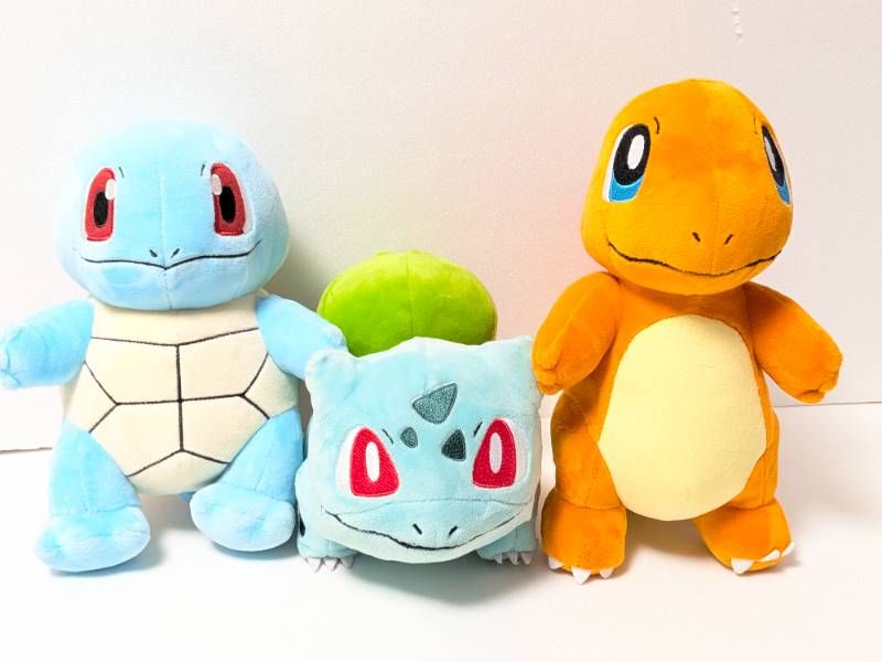 アニメ ポケモン ポケモンセンター限定 初代御三家 ぬいぐるみ 3点