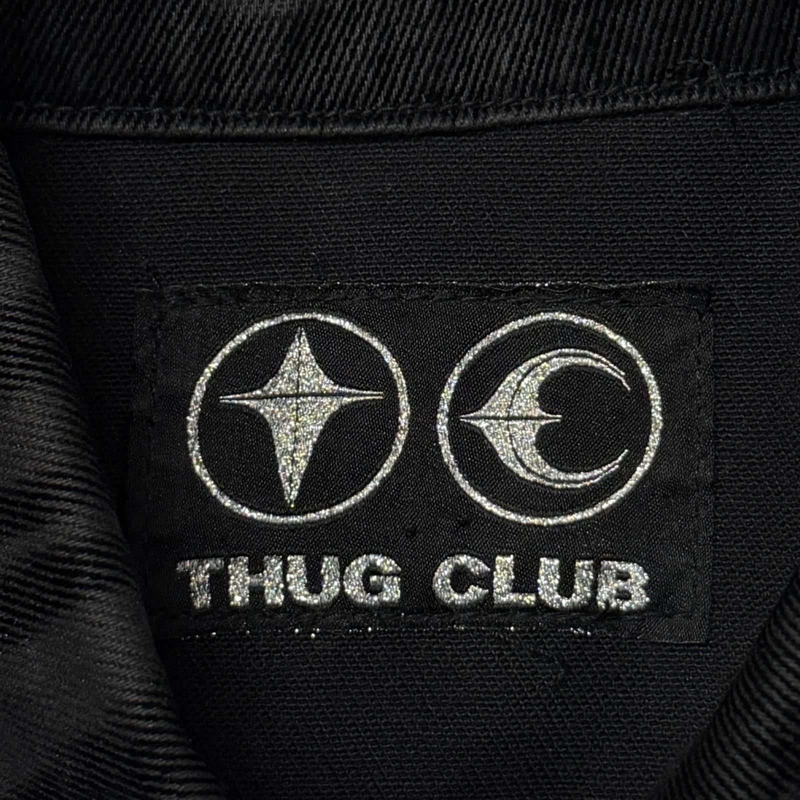 THUG CLUB 25SS Blood Lazered Denim Jacket デニムジャケット Gジャン
