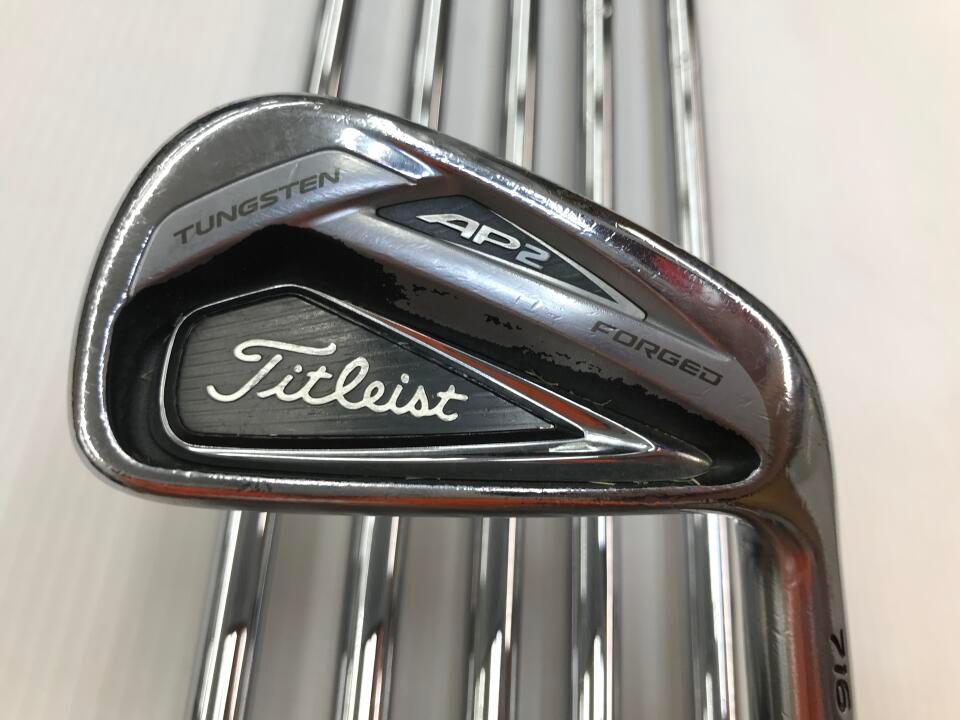 タイトリスト　AP 2 716　ﾀﾞｲﾅﾐｯｸｺﾞｰﾙﾄﾞAMT　S200フレックス　アイアンセット　中古【最短即日発送】