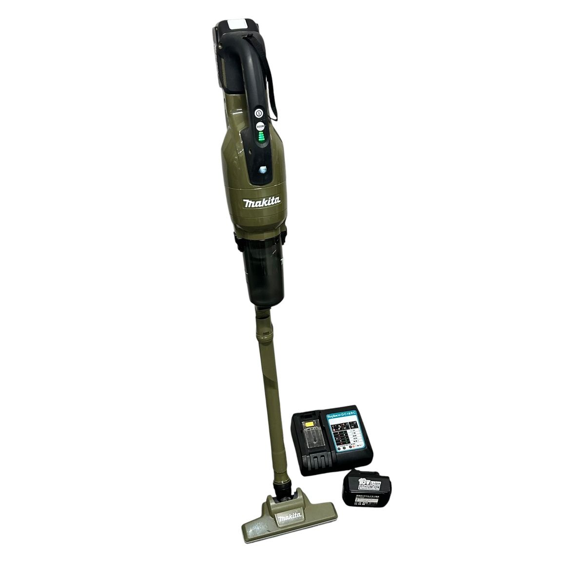マキタ CL286FD 掃除機 クリーナー 充電器付属 バッテリーのみ中古 □ Makita マキタ 充電式クリーナー CL286FD 18V コードレス 掃除機