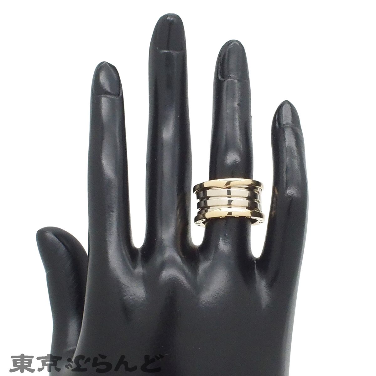 送料無料】ブルガリ BVLGARI ビーゼロワン リング ホワイトゴールドx