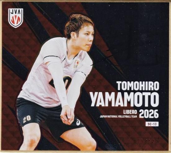 【[プリントサイン 079/120] SC-13 山本智大 (シークレット)】 バレーボール男子日本代表2026 トレーディングmini色紙