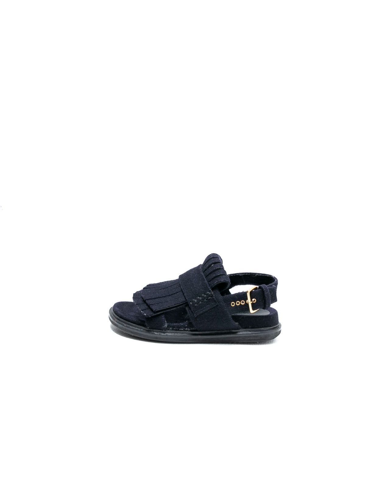 MARNI フリンジ フェルト サンダル MARNI マルニ フリンジ厚底サンダル フェルト箱あり_iD260711-T07
