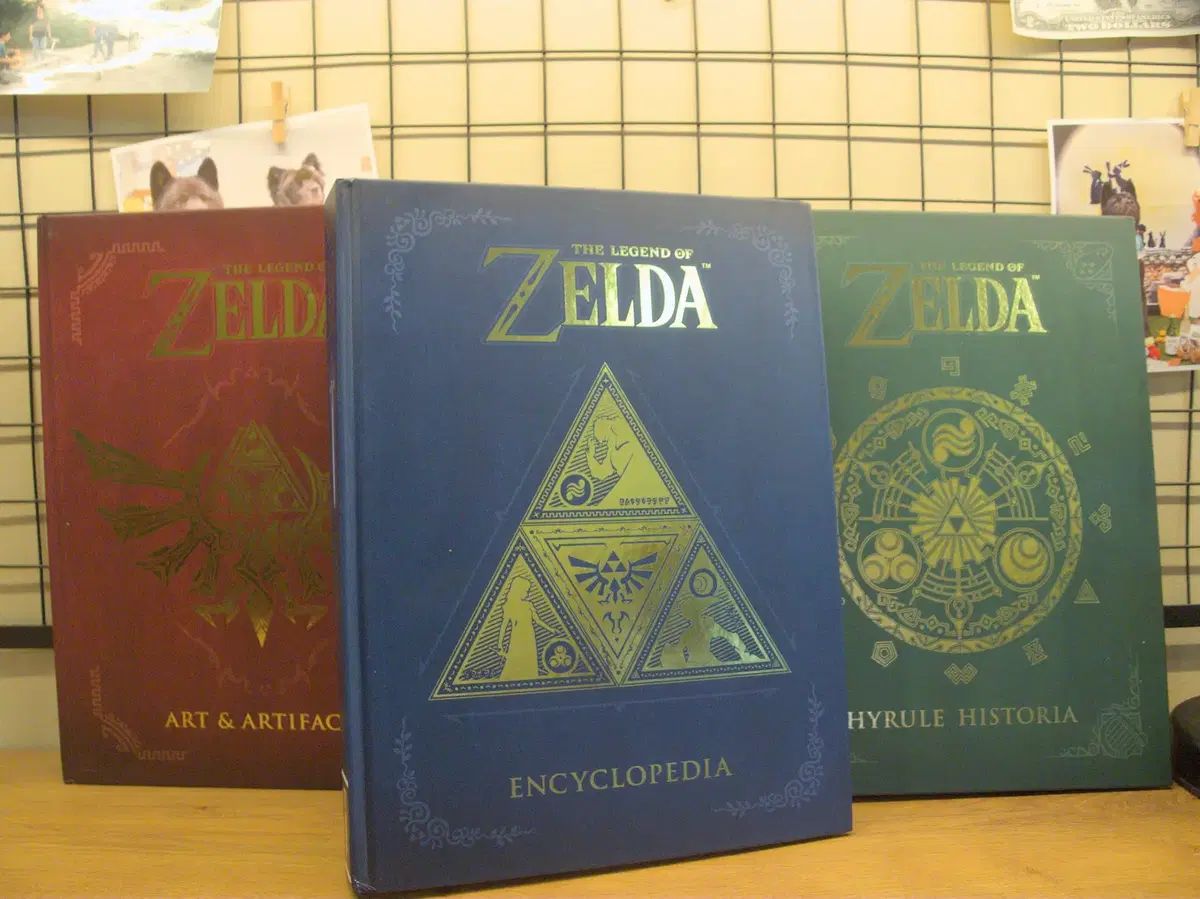 ゼルダコレクションの伝説3巻セット - ハイラルの歴史百科事典アート遺物