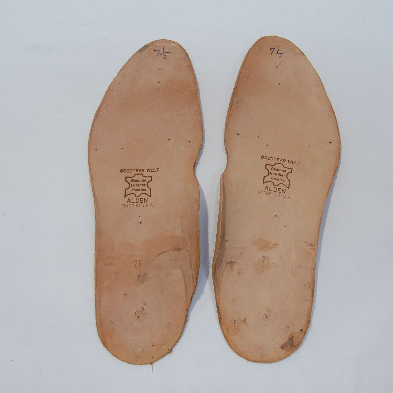 ALDEN INSOLE 90'S★US7.5★検索用,オールデン,中敷き,レザー,モディファイド,ラスト,EEZEE'S,別注,ヴィンテージ,デッド,アメリカ,USA