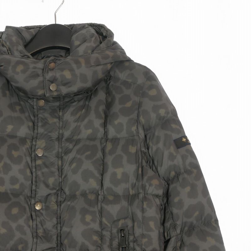 タトラス TATRAS 15AW FULGU レオパード柄 フーデッド ダウン