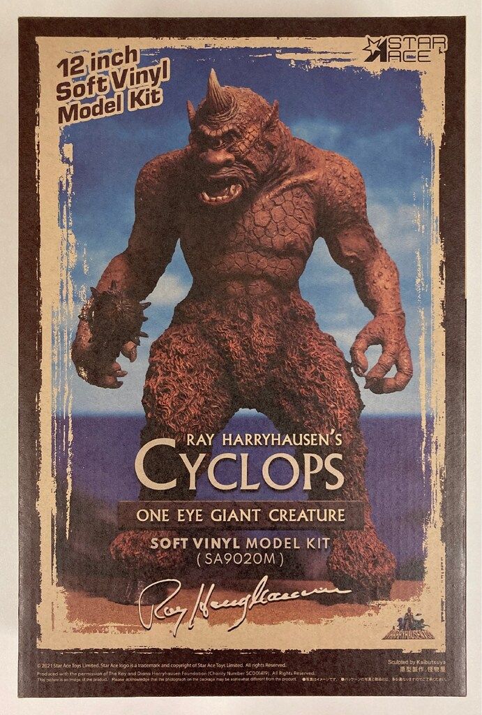 STAR ACE / X PLUS SOFT VINYL MODEL KIT CYCLOPS 12インチ