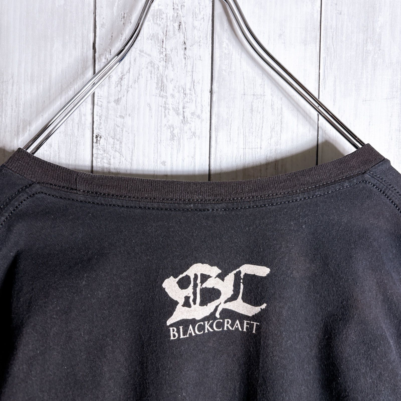 鬼フェード/ダメージ加工】BLACK CRAFT T-SHIRT ブラッククラフト