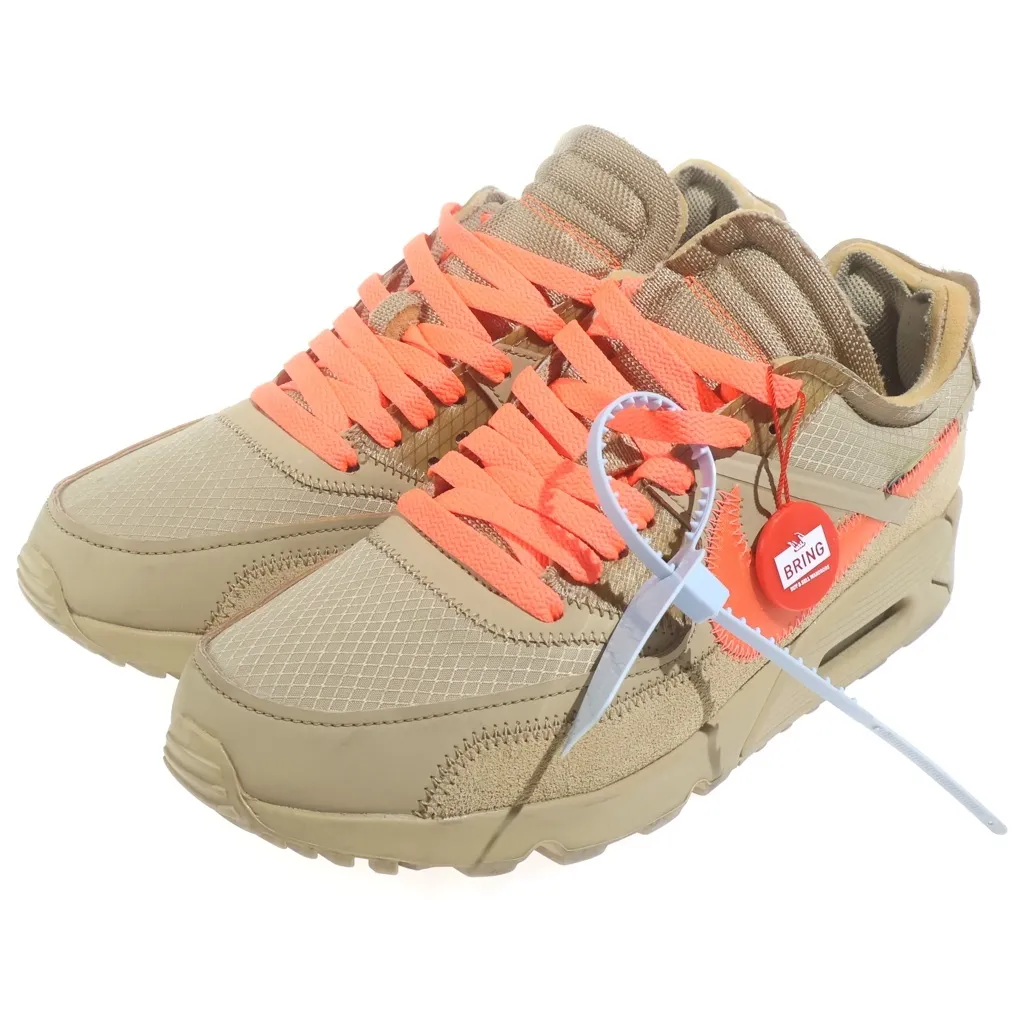 NIKE (ナイキ) ×OFF-WHITE AIR MAX 90 Desert Ore オフホワイト エア