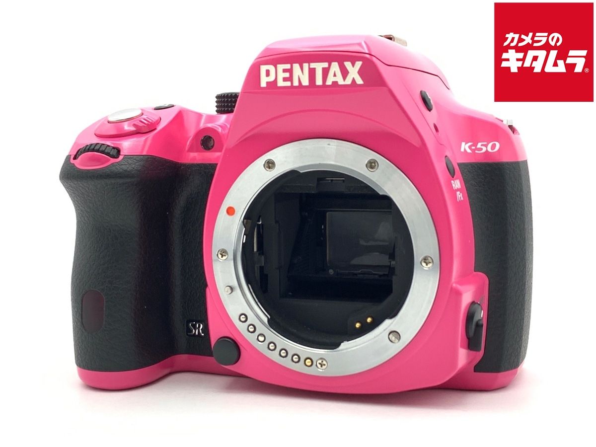 【中古】 【良品】 ペンタックス K-50 ボディ ピンク