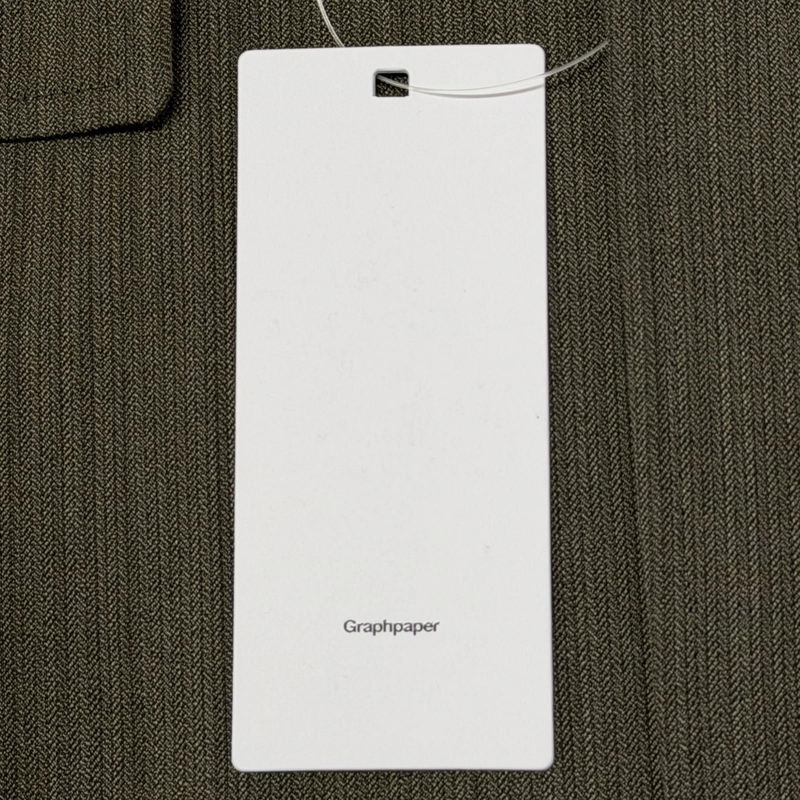 参考上代74800円 Graphpaper 26SS Melange Herringbone Sack Jacket テーラードジャケット グラフペーパー GM261-20331 グレージュ 1 （19998M） 参考上代74800円 Graphpaper 26SS Melange Herringbone Sack Jacket