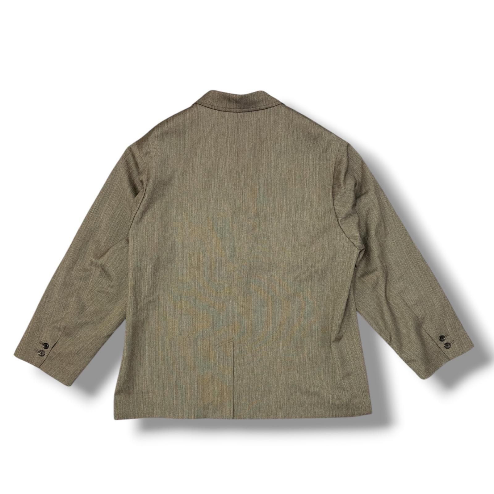 参考上代74800円 Graphpaper 26SS Melange Herringbone Sack Jacket テーラードジャケット グラフペーパー GM261-20331 グレージュ 1 （19998M） 参考上代74800円 Graphpaper 26SS Melange Herringbone Sack Jacket