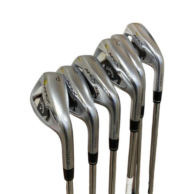 【中古】 キャロウェイ APEX(2021) 6S アイアンセット IR NS PRO ZELOS 8 (フレックスS) メンズ 男性用 右利き 右用 Cランク ゴルフクラブ