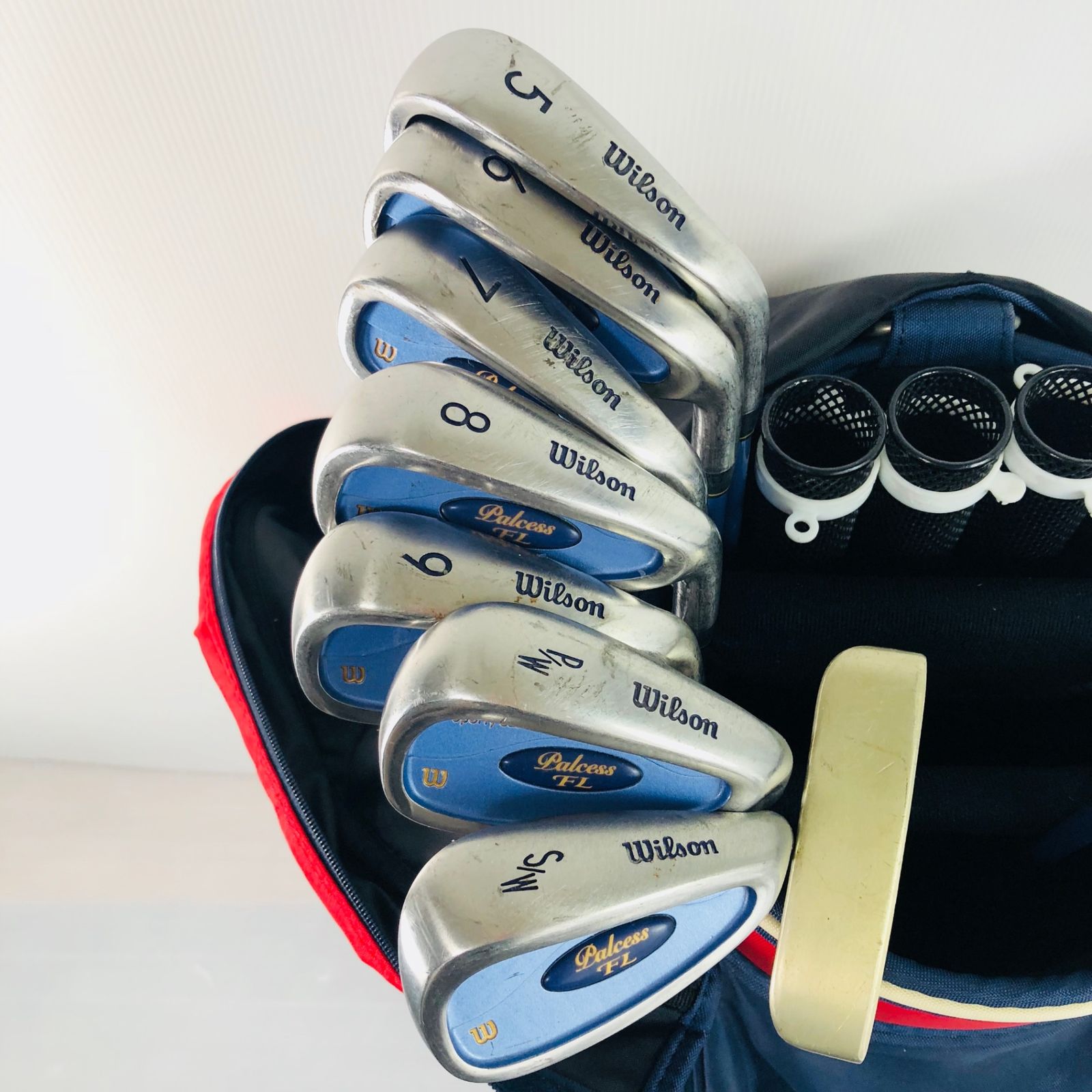 Wilson Palcess ゴルフクラブセット キャディバッグ付 レディース Wilson ウィルソン Palcess FL ゴルフ クラブ セット 女性
