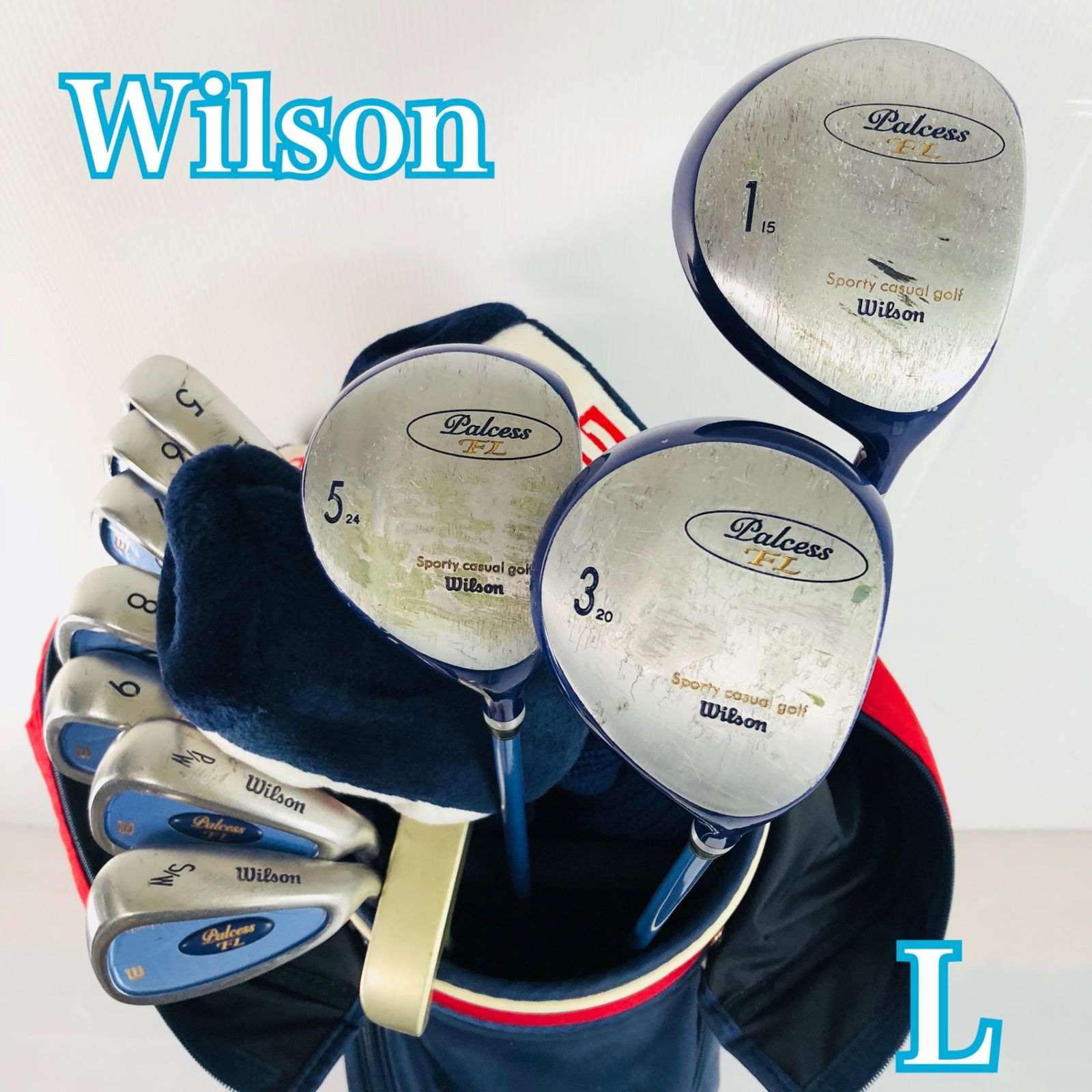 レディース Wilson ウィルソン Palcess FL ゴルフ クラブ セット 女性