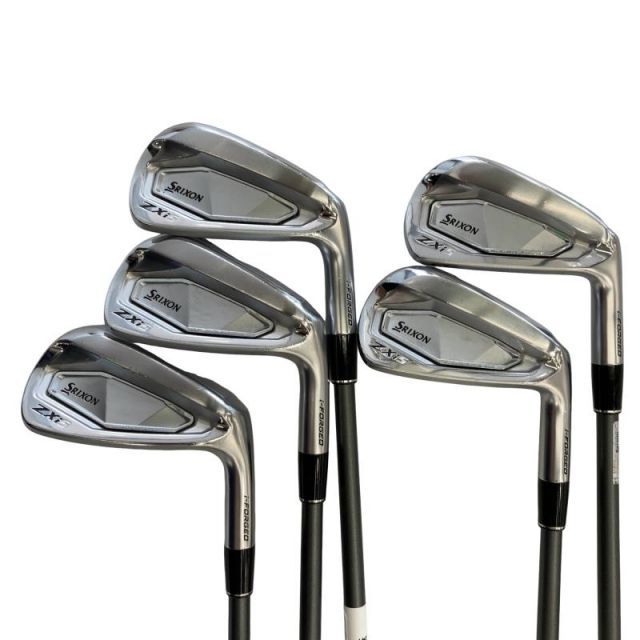 【中古】 ダンロップ SRIXON ZXi5 6S アイアンセット IR 純正特注シャフト (フレックスS) メンズ 男性用 右利き 右用 Cランク ゴルフクラブ