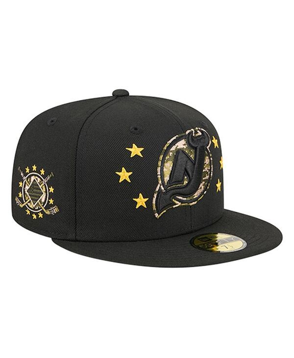 ニューエラ メンズ アクセサリー 帽子 ジャージー New Era Mens Black New Jersey Devils Military Appreciation Digital Camo St