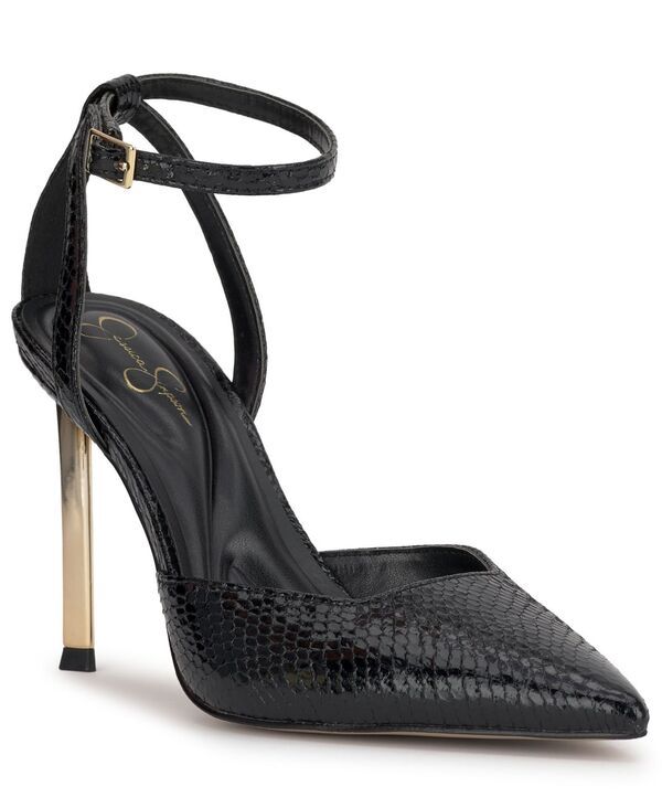 ジェシカシンプソン レディース シューズ サンダル Jessica Simpson Womens Kalynia Stiletto Dress Sandals Black ブラック