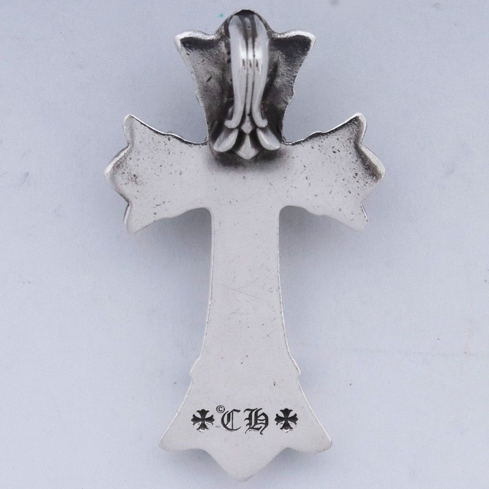 CHROME HEARTS ダブルCHクロスペンダント スモール シルバー - メルカリ