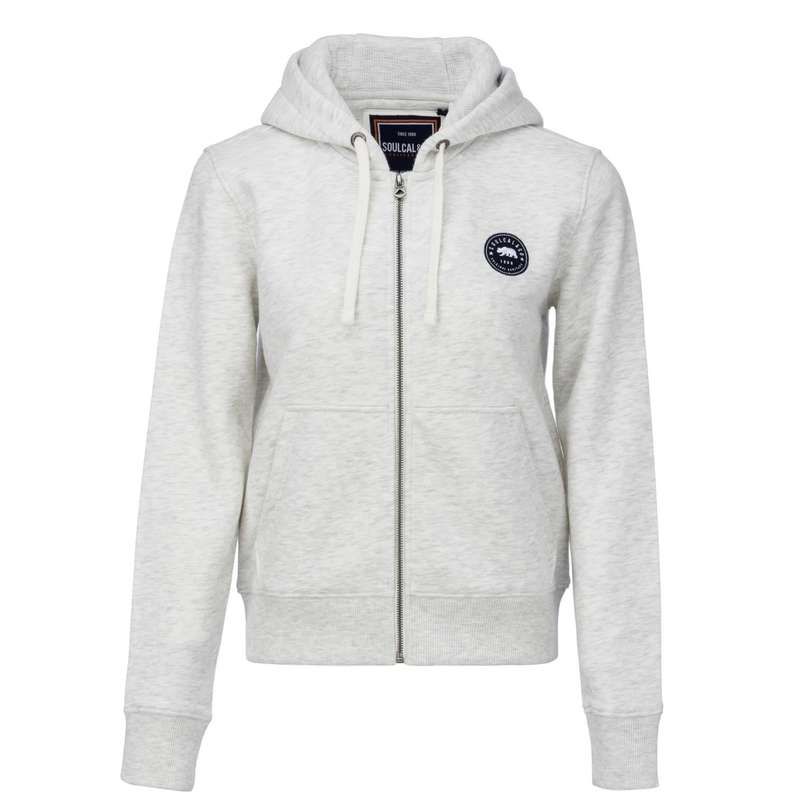 ソウルカル レディース アウター パーカー・スウェット パーカー SoulCal Signature Zip Hoodie Ladies Ice Marl マール