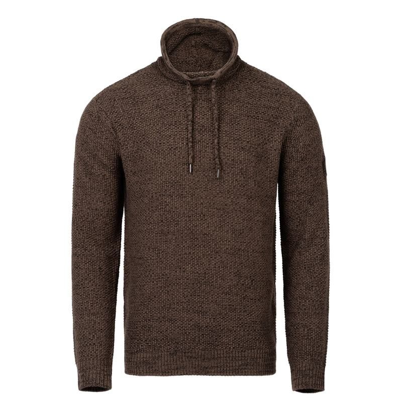 ファイヤートラップ メンズ アウター ニット・セーター ニット Firetrap Cowl Neck Knitted Jumper Khaki カーキ