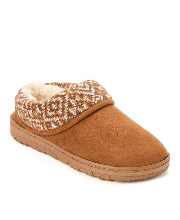 ディアフォームズ レディース シューズ サンダル スエード Dearfoams Womens Elsie Foldover Cuff Microsuede Clog Slipper Chestnut 10,991円