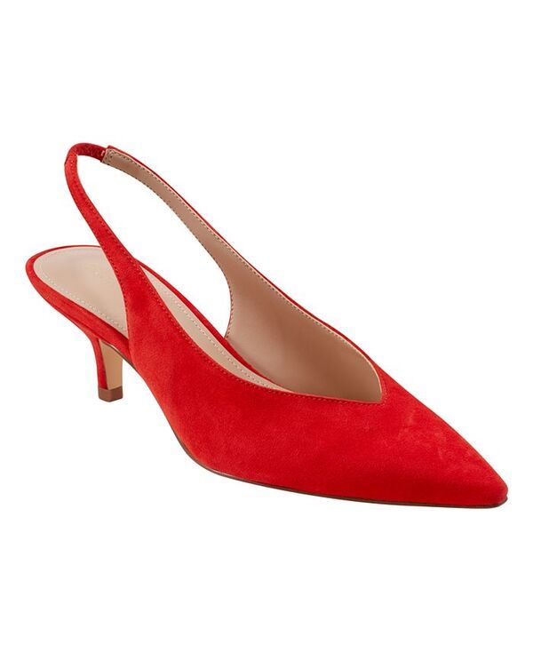 マークフィッシャー レディース シューズ パンプス ヒール Marc Fisher Womens Labela Slingback Kitten Heel Pumps Red レッド