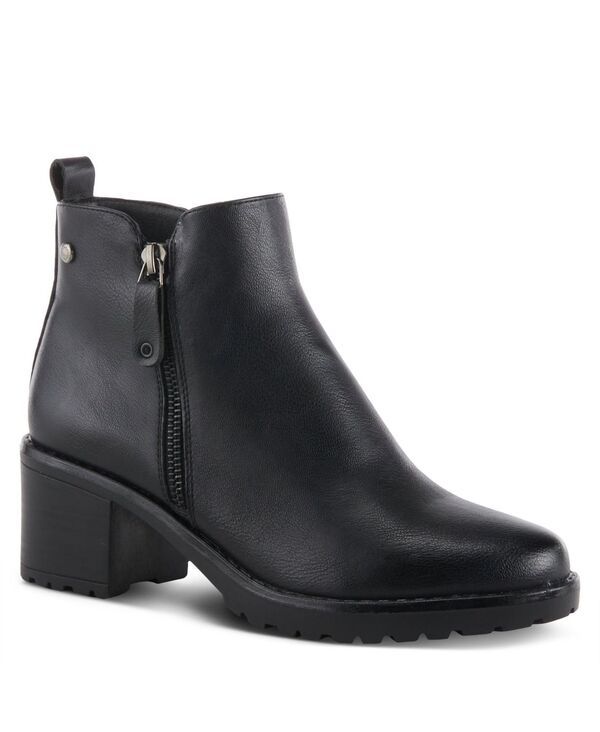 パトリシア レディース シューズ ブーツ・レインブーツ Patrizia Women s IRIE Burnished Almond Toe Booties with Outside Zipper a