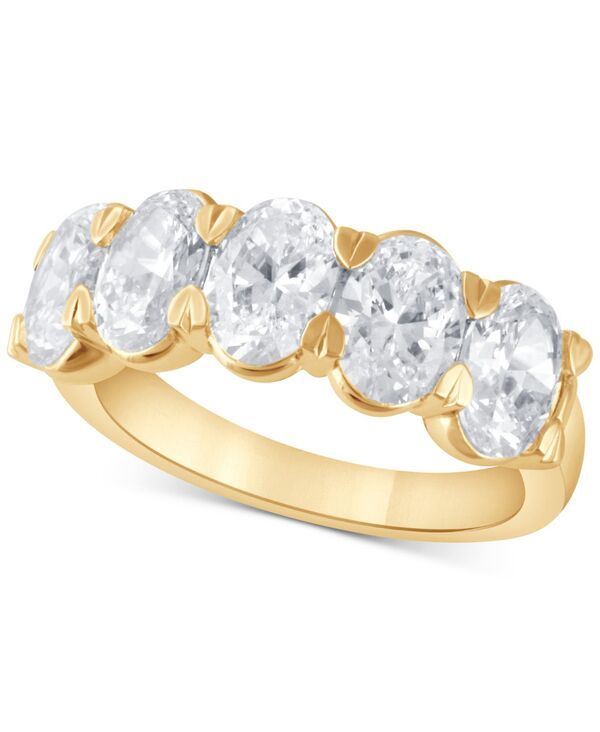 バッジェリーミシュカ レディース アクセサリー リング Badgley Mischka Certified Lab Grown Diamond OvalCut Band 312 ctw in 14k
