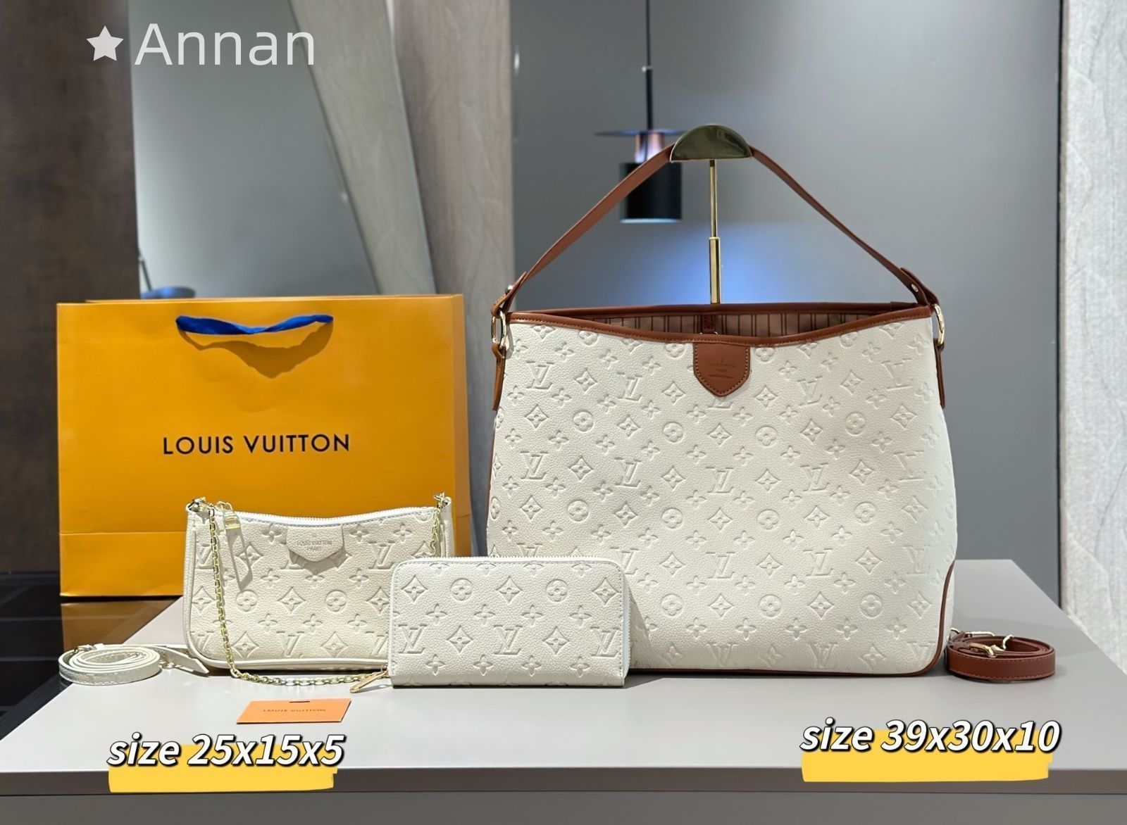 お洒落 LOUIS VUITTON ルイヴィトン ショルダーバッグ ハンドバッグ 財布 3点セット