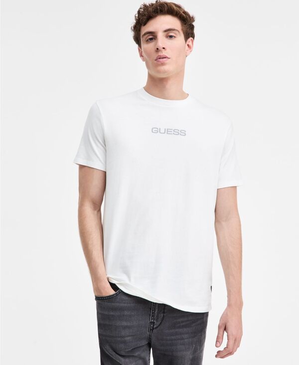 ゲス メンズ トップス Tシャツ 半袖 グラフィック GUESS Mensocial Club ShortSleeve Graphic TShirt Milky Multi マルチカラー