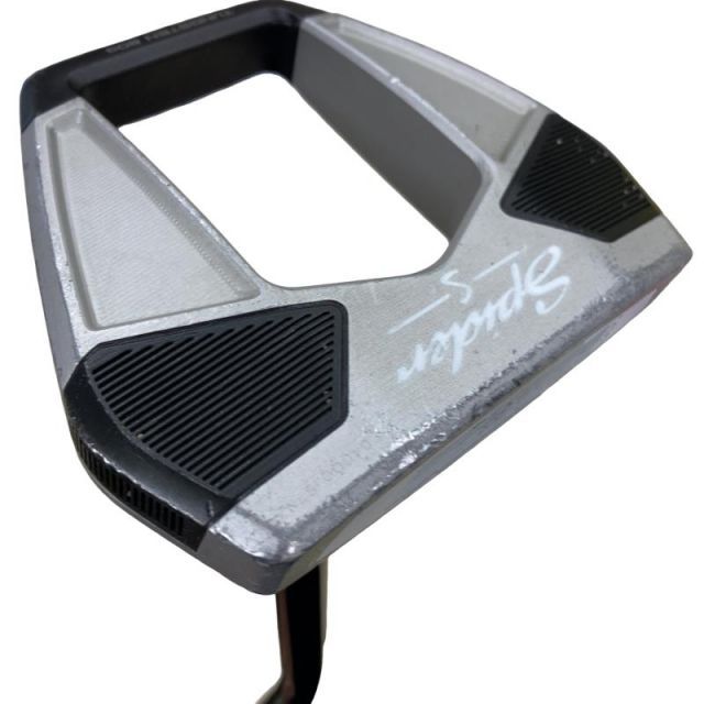【中古】 テーラーメイド Spider S CHALK 33インチ パター PT スチール(ブラック) (フレックスその他) メンズ 男性用 右利き 右用 Dランク ゴルフクラブ