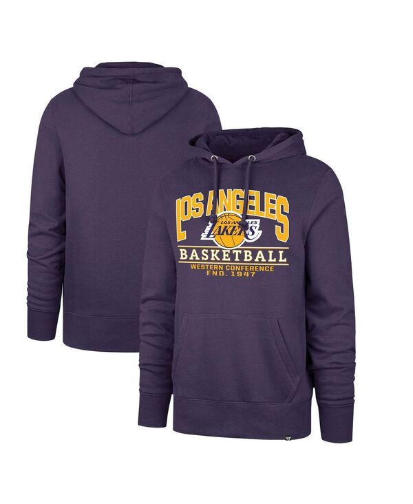 47 ブランド メンズ アウター パーカー・スウェットール 47 Brand Mens Purple Los Angeles Lakers Big Tall Good Call Headline Pu