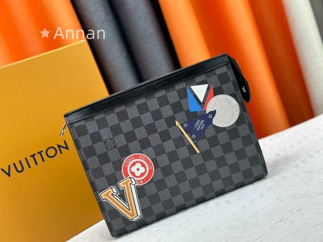美品 LOUIS VUITTON ルイヴィトン メンズ クラッチバッグ